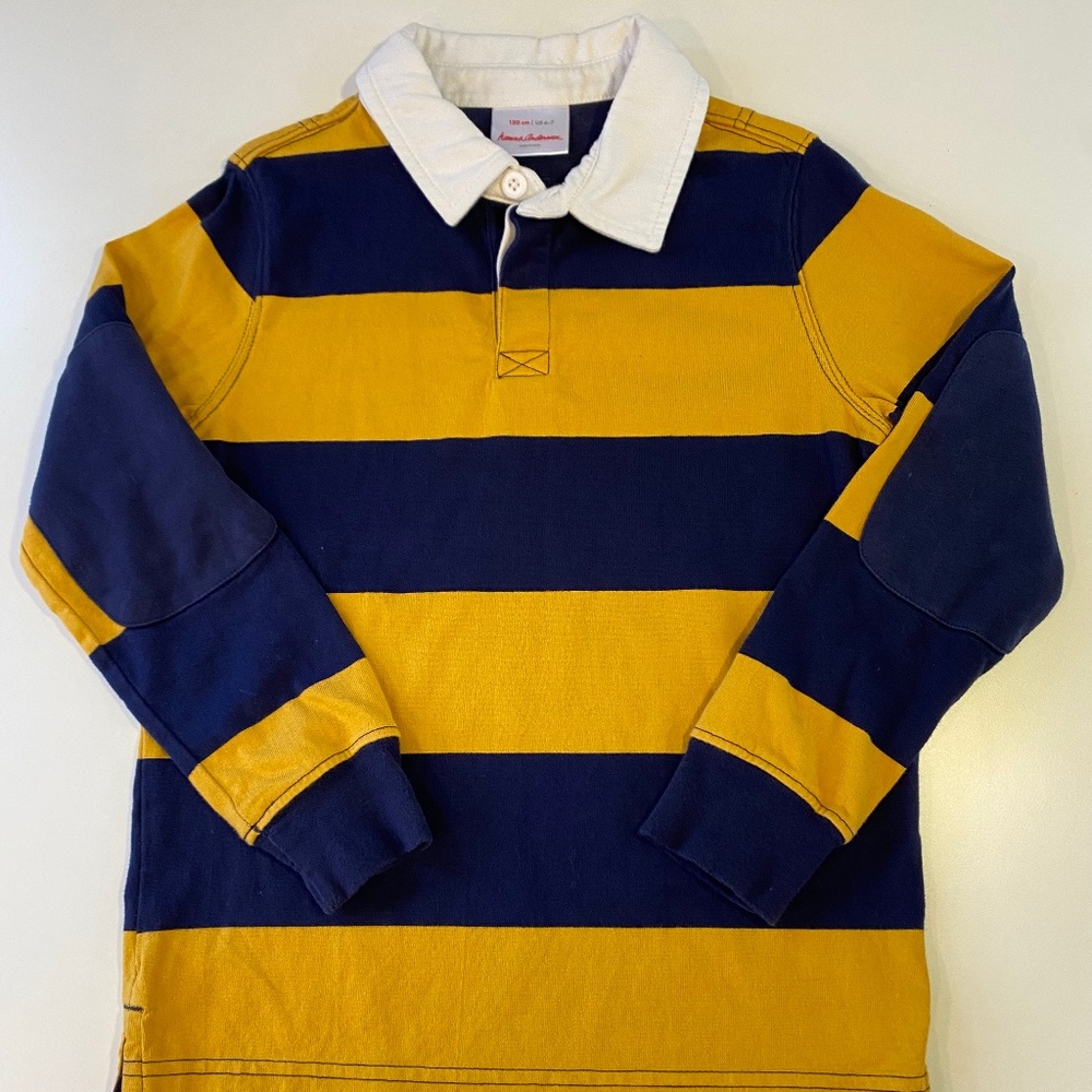 Hanna Andersson Rugby Polo in Cotton Jersey